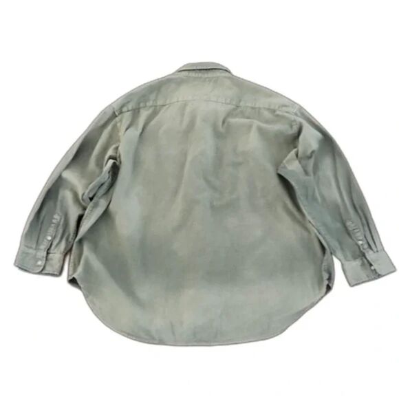 Aerie Anytime Fave Shirt, Sage Green, Size XL - Picture 5 of 10